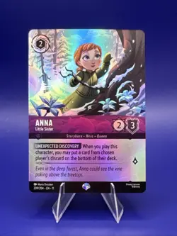 Disney Lorcana Winterspell | Anna - Little Sister #209/204 | Epic Foil - Image 1