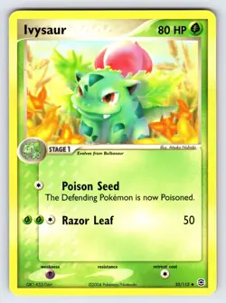 Ivysaur 35/112 2004 EX FireRed & LeafGreen Pokemon Card TCG Nintendo - Mp - Image 1