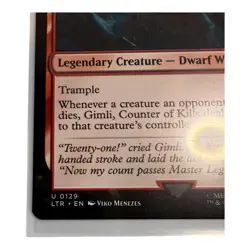 Magic: The Gathering Card Gimli Counter Of Kills Legendary Creature - Image 5