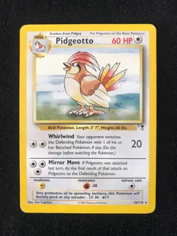 Pokemon TCG Pidgeotto Rare Legendary Collection 34/110 MP Condition WOTC 2002 - Image 1