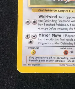 Pokemon TCG Pidgeotto Rare Legendary Collection 34/110 MP Condition WOTC 2002 - Image 4