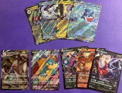 Set Of 8 Ultra Rares + 1 Full Art (Drednaw V) Pokemon TCG NM - Image 1