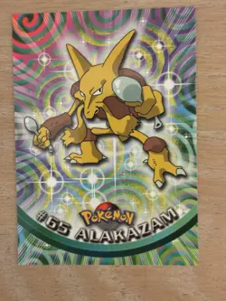 1999 Topps Black Logo Alakazam #65 Normal - Pokemon TV Animation Ed. NM - Image 1