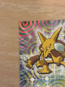 1999 Topps Black Logo Alakazam #65 Normal - Pokemon TV Animation Ed. NM - Image 3