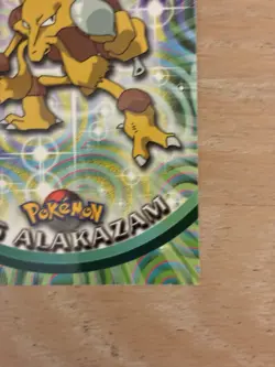 1999 Topps Black Logo Alakazam #65 Normal - Pokemon TV Animation Ed. NM - Image 5