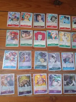 Lot De 37 cartes one Piece op01 Pre Errata Vu En Mp - Image 2