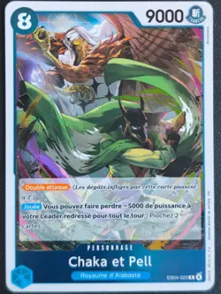 Carte One Piece CHAKA ET PELL EB04-023 FOIL R FR NEUVE - Image 1