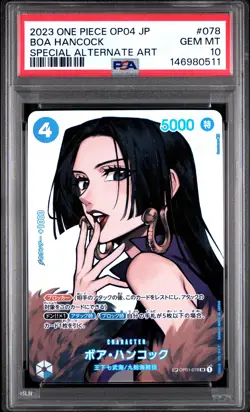 Boa Hancock 078 Special Alternate Art One Piece Japanese PSA 10 SP - Image 1