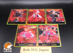 One Piece Card Heroines Edition Gold Don Card Complete set of 5 types Japanese - Image 1