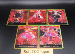 One Piece Card Heroines Edition Gold Don Card Complete set of 5 types Japanese - Image 4