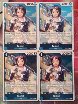 4x Tashigi OP06-050 Rare Englisch PLAYSET NM One Piece - Image 1
