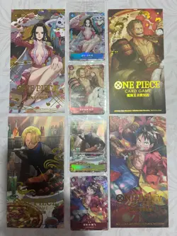 One Piece Card Game Chinese New Year Red Packet Set Luffy Zoro Sanji Boa - Image 1