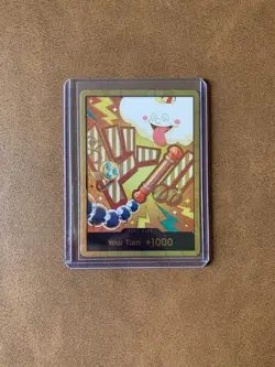 ENGLISH DON Card Nami PRB-02 Gold THE BEST vol.2 One Piece Card - Image 1