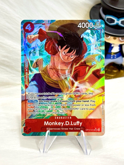 One Piece TCG Monkey.D.Luffy OP12-015 SR Alt Art NM - Image 1