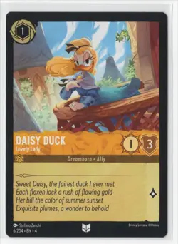 Disney Lorcana Ursula's Return Daisy Duck 06/204 Uncommon NON-FOIL - Image 1