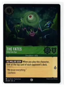 Disney Lorcana Ursula's Return The Fates 89/204 Common Cold Foil - Image 1