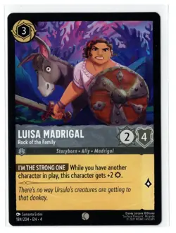Disney Lorcana Ursula's Return Luisa Madrigal 184/204 Common NON-FOIL - Image 1
