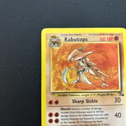 Pokemon Kabutops Card 24/62 Fossil Non-Holo Rare - Image 2