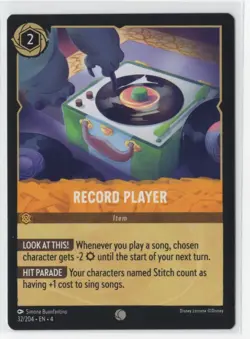 Disney Lorcana Ursula's Return Record Player 32/204 Common NON-FOIL - Image 1