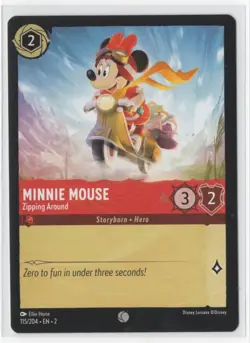 Disney Lorcana Floodborn Minnie Mouse 115/204 Common NON-FOIL - Image 1