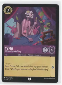 Disney Lorcana Floodborn Yzma 61/204 Uncommon NON-FOIL - Image 1