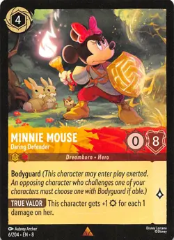 Minnie Mouse Daring Defender 6/204 Reign of Jafar Disney Lorcana - Image 1