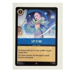 Disney Lorcana Elsa – Let It Go Action Song 163/204 EN (Hyuna Lee) – NM - Image 1