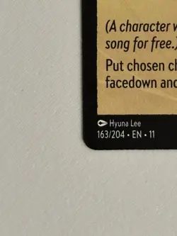 Disney Lorcana Elsa – Let It Go Action Song 163/204 EN (Hyuna Lee) – NM - Image 4