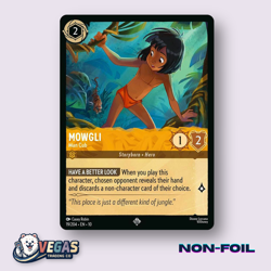 Mowgli Man Cub 19/204 Super Rare Non-Foil Whispers in the Well NM Disney Lorcana - Image 1