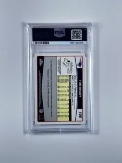 🔥 2006 Topps Chrome Tom Brady #106 PSA 8 🔥 Patriots HOF GOAT 🏆 - Image 2