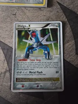Dialga LV x DP37 Diamond and Pearl Black Star Promo Holo MP Pokemon Card TCG - Image 1