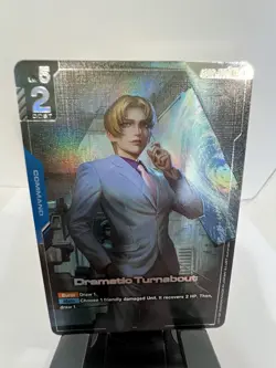 Dramatic Turnabout (Alt Art) R+ GD02-100 Dual Impact Rare+ Gundam Card Game NM/M - Image 1