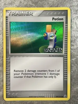 Potion 101/113 EX Delta Species Stamped Pokemon Card TCG (Light Play) LP - Image 1