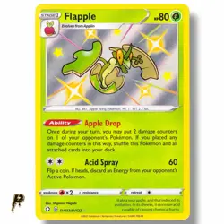 Flapple SV013/SV122 - 2021 Shining Fates Baby Shiny Rare Holo Pokemon Card NM - Image 1