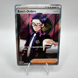 Pokemon Boss's Orders 256/217 Ascended Heroes Ultra Rare UR Trainer Holo Card - Image 1