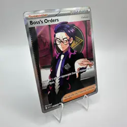 Pokemon Boss's Orders 256/217 Ascended Heroes Ultra Rare UR Trainer Holo Card - Image 3