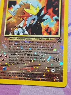 Pokemon TCG Entei 34/53 Wotc Promo Reverse Holo Card English Basic 80 NM CLEAN - Image 2