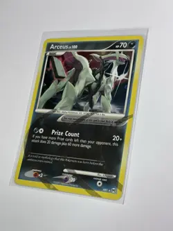 Pokemon Arceus Arceus Set Holo Rare AR1 2009 70 HP Basic Card English - Image 2