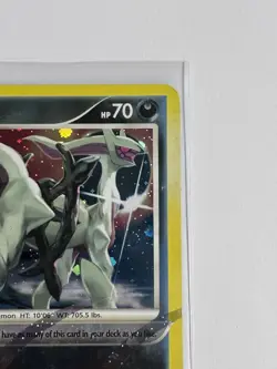 Pokemon Arceus Arceus Set Holo Rare AR1 2009 70 HP Basic Card English - Image 5