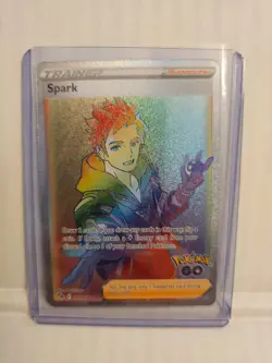 Pokemon Card Spark 085/078 Secret Rainbow Rare Pokemon Go Near Mint - Image 2