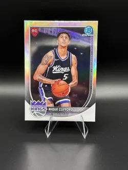 2025-26 Topps Bowman Chrome Red RC- Nique Clifford Refractor - Image 1