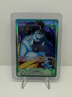 One Piece TCG Card Jinbe: Leader Alternative Art English OP11-021 - Image 1