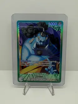 One Piece TCG Card Jinbe: Leader Alternative Art English OP11-021 - Image 2