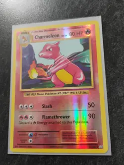 Pokemon TCG Charmeleon Evolutions 10/108 Reverse Holo Uncommon Card - Image 2