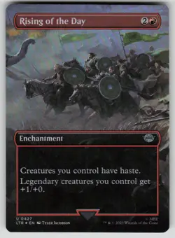 Rising of the Day (Borderless) Foil The Lord of the Rings 427 MTG NM - Image 1