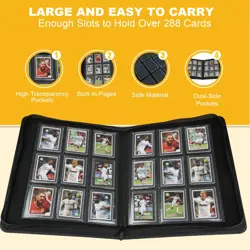 Binder Card Storage, 288 Pockets Top loader Trading Card Album - Image 2