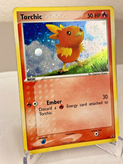 Torchic - 017 (EX Deck Tin) 017 Nintendo Promo Pokemon Card - HP / Damaged - Image 2