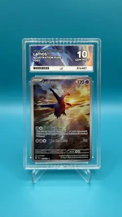Latios 203/191 Surging Sparks ACE 10 Illustration Rare Pokemon Card - Image 1