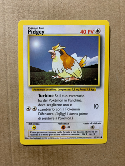 ITALIAN Pidgey 57/102 Base Set - Common Pokemon Card - NM/Mint - Image 1