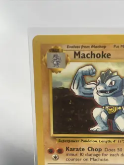 Pokemon WOTC Machoke 34/102 Base Set UNLIMITED Uncommon NM - Image 3